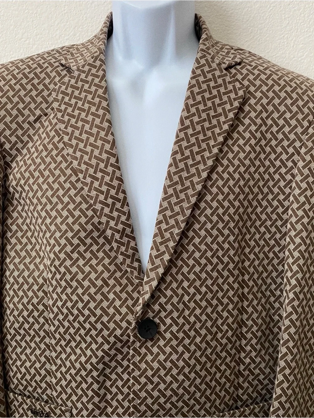 WeVar, Men’s Two Button Patch Pocket Blazer Office Wedding